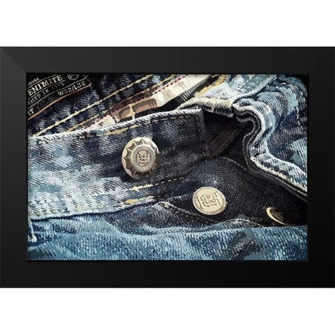 Jeans Black Modern Wood Framed Art Print by Hausenflock, Alan