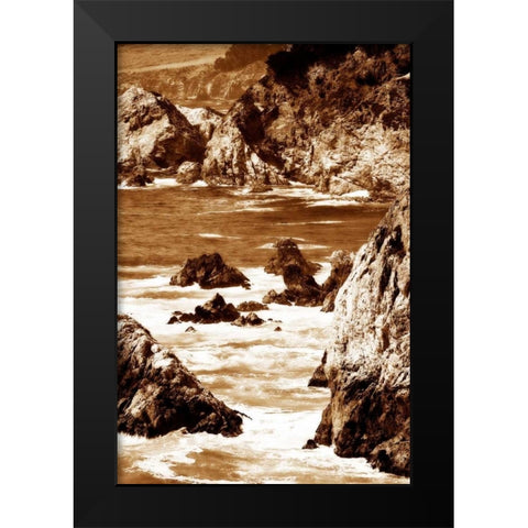 Garrapata Highlands V Black Modern Wood Framed Art Print by Hausenflock, Alan