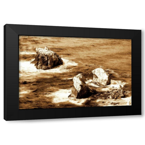 Garrapata Highlands VI Black Modern Wood Framed Art Print with Double Matting by Hausenflock, Alan