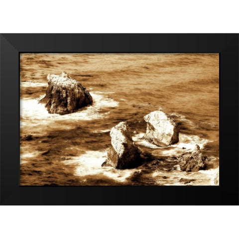 Garrapata Highlands VI Black Modern Wood Framed Art Print by Hausenflock, Alan