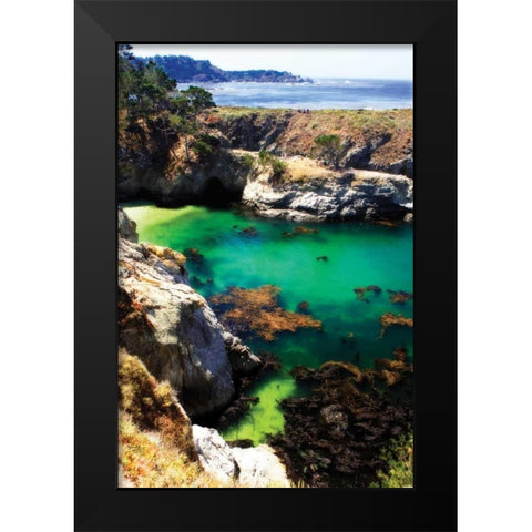 China Cove I Black Modern Wood Framed Art Print by Hausenflock, Alan