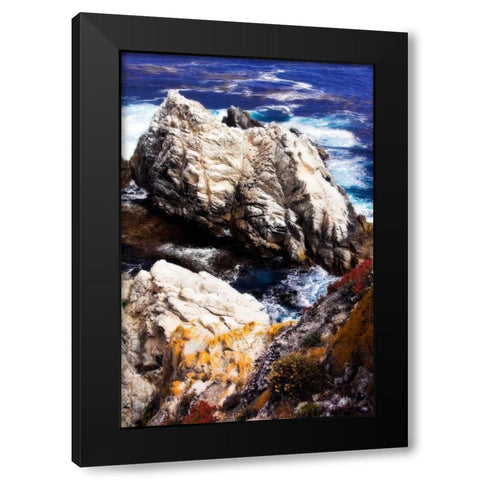 Pinnacle Cove II Black Modern Wood Framed Art Print with Double Matting by Hausenflock, Alan