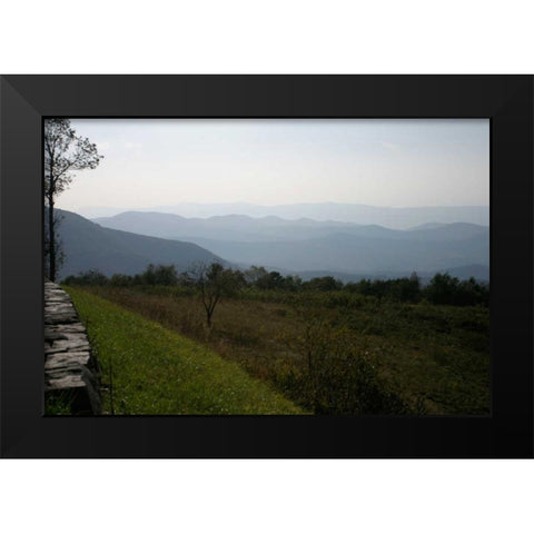 Serene Countryside I Black Modern Wood Framed Art Print by Hausenflock, Alan