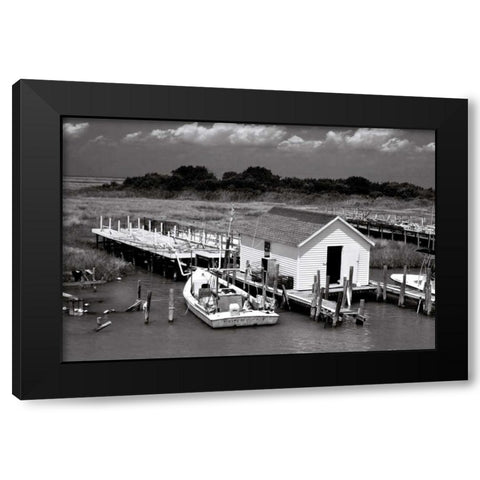 Tangier Island II Black Modern Wood Framed Art Print by Hausenflock, Alan