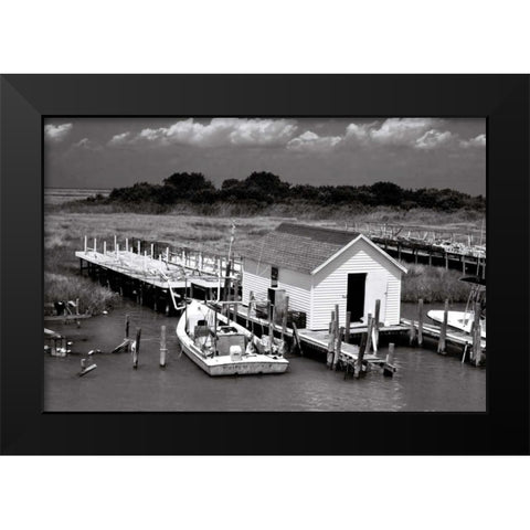 Tangier Island II Black Modern Wood Framed Art Print by Hausenflock, Alan