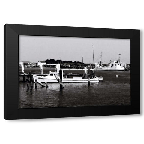 Tangier Island III Black Modern Wood Framed Art Print with Double Matting by Hausenflock, Alan