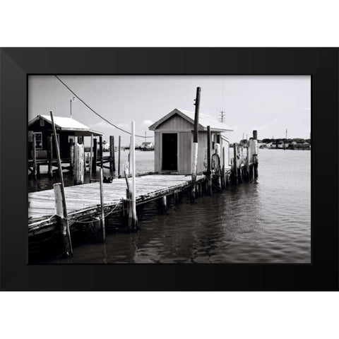 Tangier Island IV Black Modern Wood Framed Art Print by Hausenflock, Alan