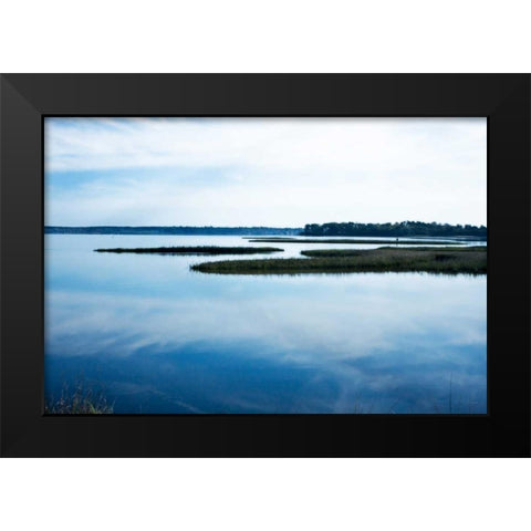 Still Water I Black Modern Wood Framed Art Print by Hausenflock, Alan