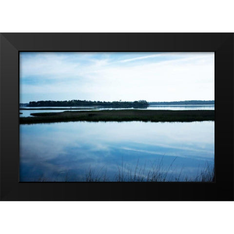 Still Water II Black Modern Wood Framed Art Print by Hausenflock, Alan