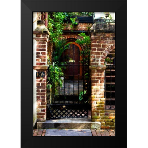 Charleston Hideaway I Black Modern Wood Framed Art Print by Hausenflock, Alan