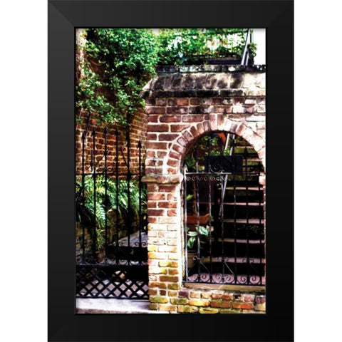 Charleston Hideaway II Black Modern Wood Framed Art Print by Hausenflock, Alan