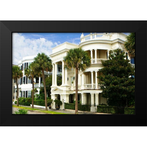 Charleston Style III Black Modern Wood Framed Art Print by Hausenflock, Alan