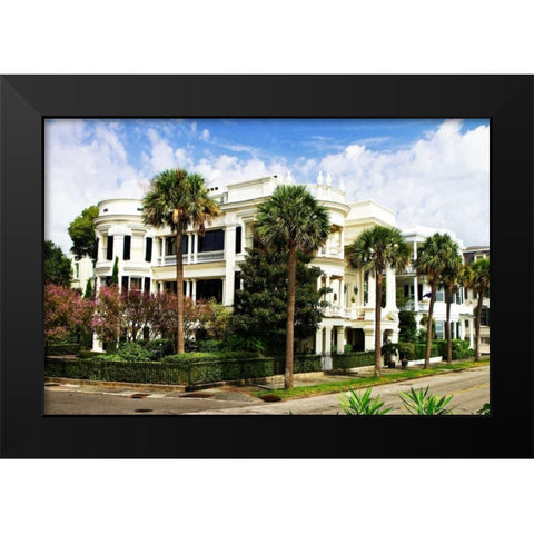 Charleston Style IV Black Modern Wood Framed Art Print by Hausenflock, Alan