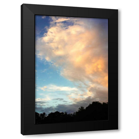 Rainbow Cloud II Black Modern Wood Framed Art Print by Hausenflock, Alan