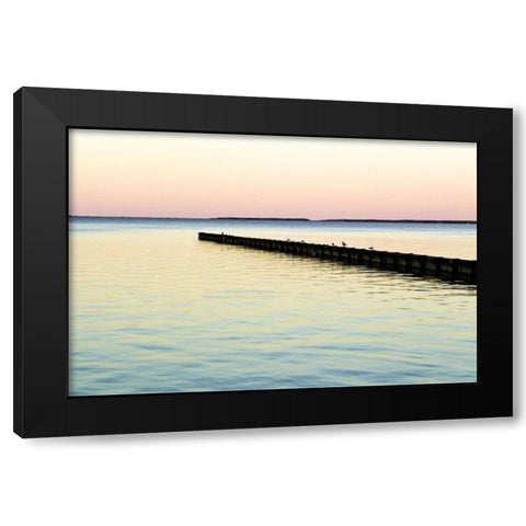 Toward the Horizon III Black Modern Wood Framed Art Print with Double Matting by Hausenflock, Alan