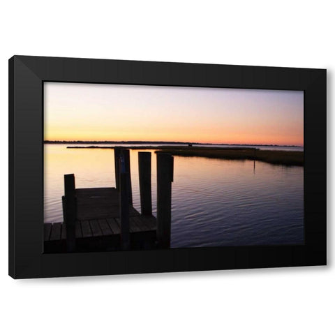 Chincoteague Sunrise II Black Modern Wood Framed Art Print by Hausenflock, Alan