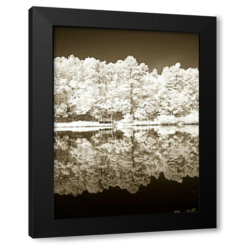Ayers Lake II Black Modern Wood Framed Art Print by Hausenflock, Alan