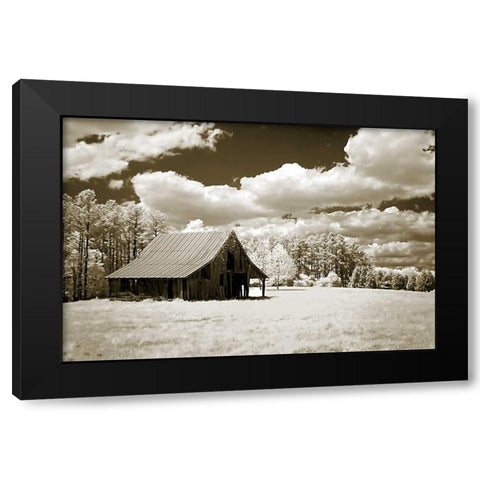 Yesterday Black Modern Wood Framed Art Print with Double Matting by Hausenflock, Alan