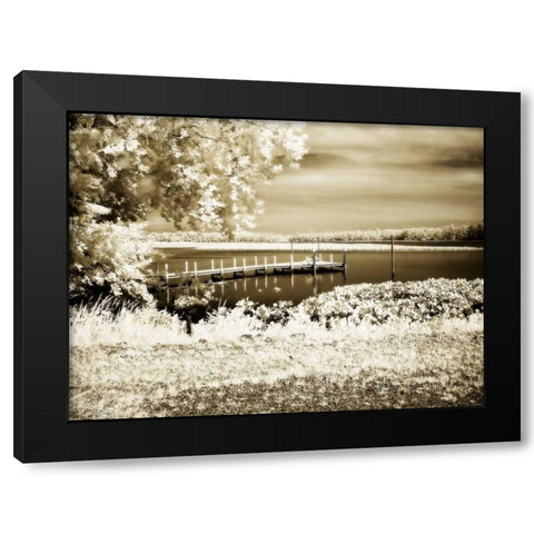 Mattaponi I Black Modern Wood Framed Art Print with Double Matting by Hausenflock, Alan