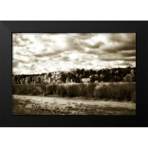 Hanover Farm II Black Modern Wood Framed Art Print by Hausenflock, Alan