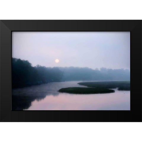 Fog on the Mattaponi I Black Modern Wood Framed Art Print by Hausenflock, Alan