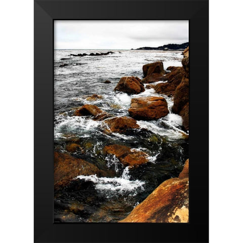 Sand Hill Cove II Black Modern Wood Framed Art Print by Hausenflock, Alan