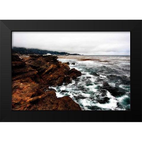 Sand Hill Cove III Black Modern Wood Framed Art Print by Hausenflock, Alan