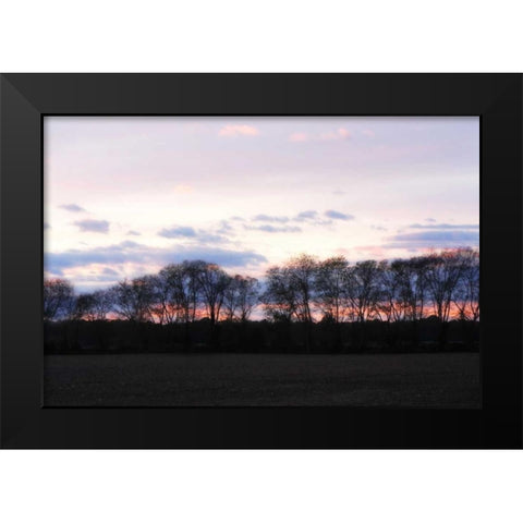 Winter Sunset I Black Modern Wood Framed Art Print by Hausenflock, Alan