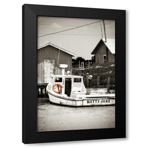 Crab Shack II Black Modern Wood Framed Art Print by Hausenflock, Alan