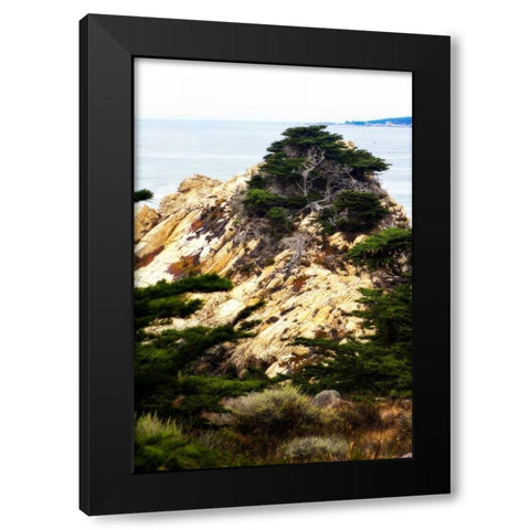 North Point III Black Modern Wood Framed Art Print with Double Matting by Hausenflock, Alan