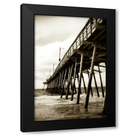 Triple S Pier I Black Modern Wood Framed Art Print by Hausenflock, Alan