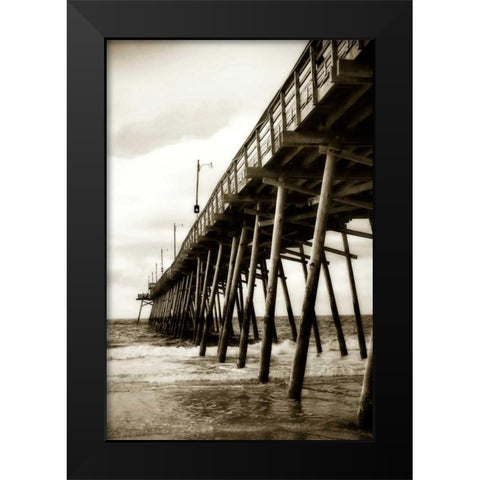 Triple S Pier I Black Modern Wood Framed Art Print by Hausenflock, Alan