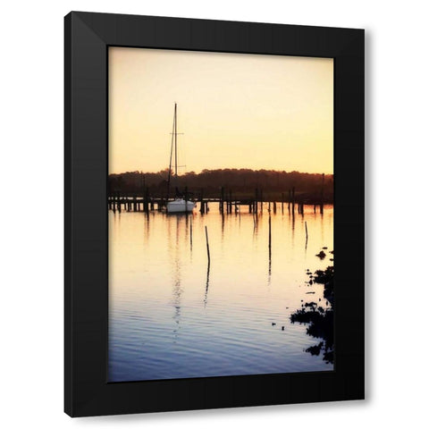 Gable Creek Sunrise II Black Modern Wood Framed Art Print with Double Matting by Hausenflock, Alan