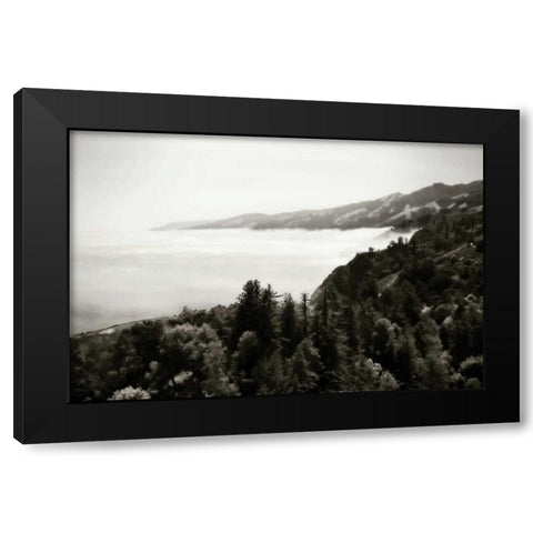 Pacific Fog II Black Modern Wood Framed Art Print by Hausenflock, Alan