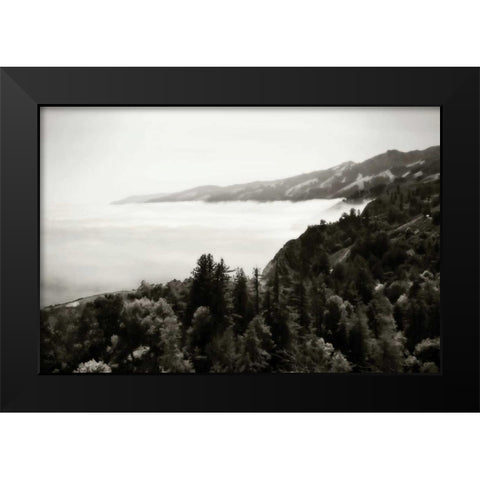 Pacific Fog II Black Modern Wood Framed Art Print by Hausenflock, Alan