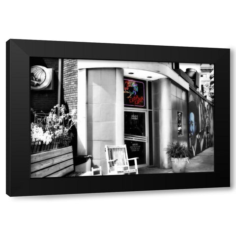 Neighborhood Diner IV Black Modern Wood Framed Art Print by Hausenflock, Alan