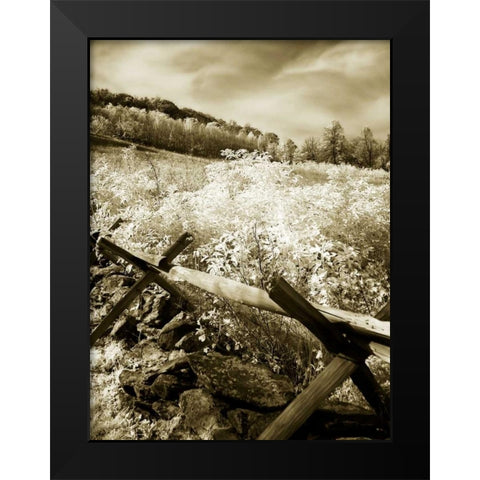 Autumn Ridge I Black Modern Wood Framed Art Print by Hausenflock, Alan
