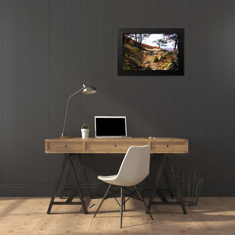 Stoney Ridge I Black Modern Wood Framed Art Print by Hausenflock, Alan