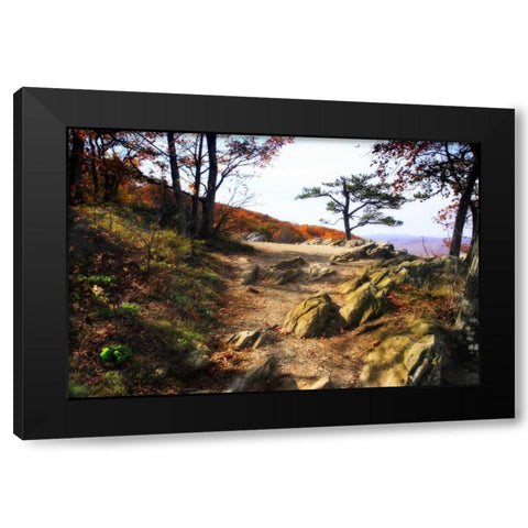 Stoney Ridge I Black Modern Wood Framed Art Print with Double Matting by Hausenflock, Alan
