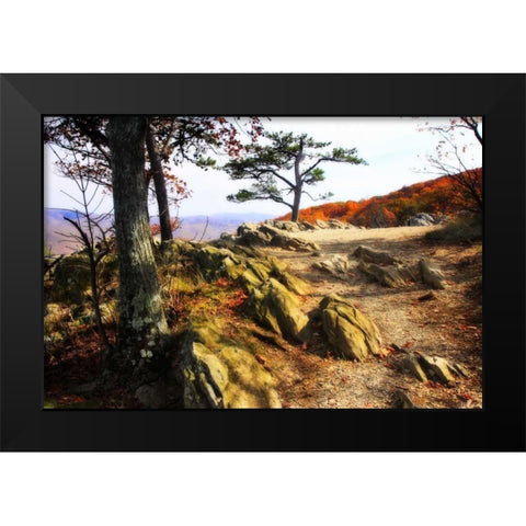 Stoney Ridge II Black Modern Wood Framed Art Print by Hausenflock, Alan