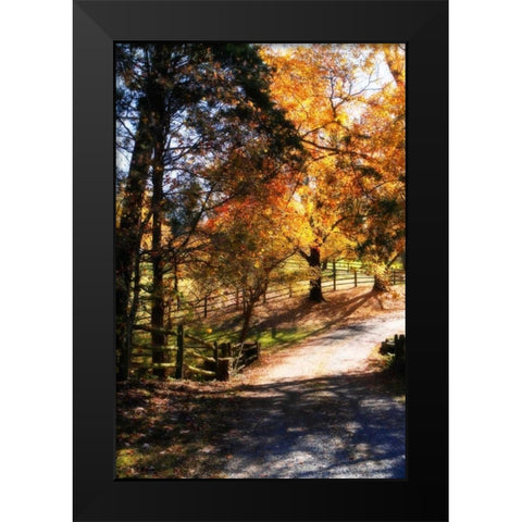 Autumn on Kent Farm III Black Modern Wood Framed Art Print by Hausenflock, Alan