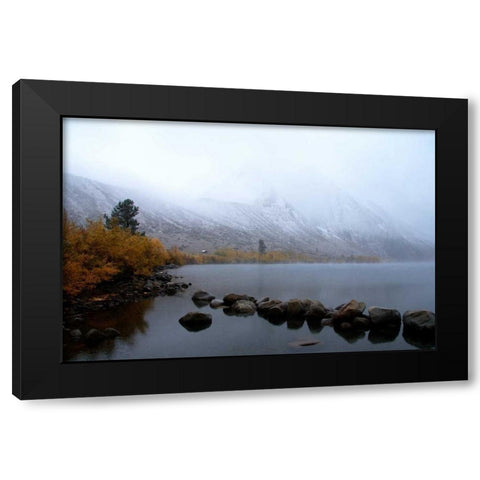 Convict Lake I Black Modern Wood Framed Art Print by Johnson, George