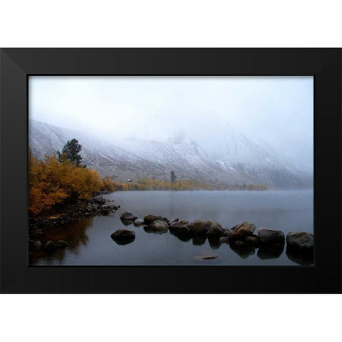 Convict Lake I Black Modern Wood Framed Art Print by Johnson, George