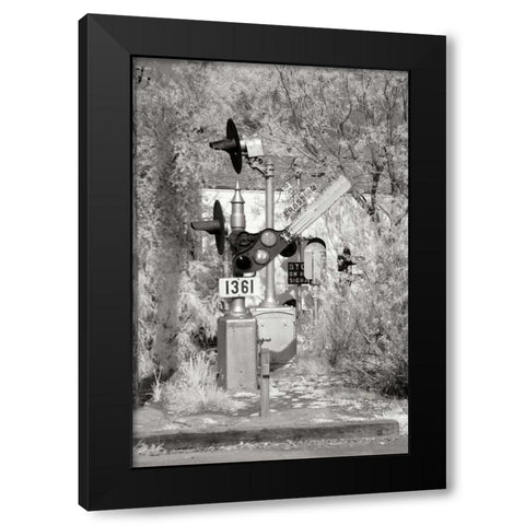 RR Signal II Black Modern Wood Framed Art Print by Johnson, George