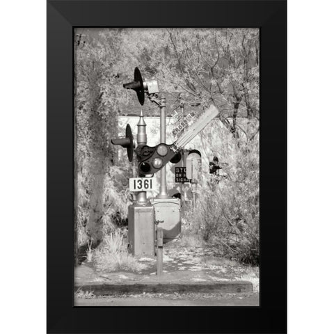 RR Signal II Black Modern Wood Framed Art Print by Johnson, George