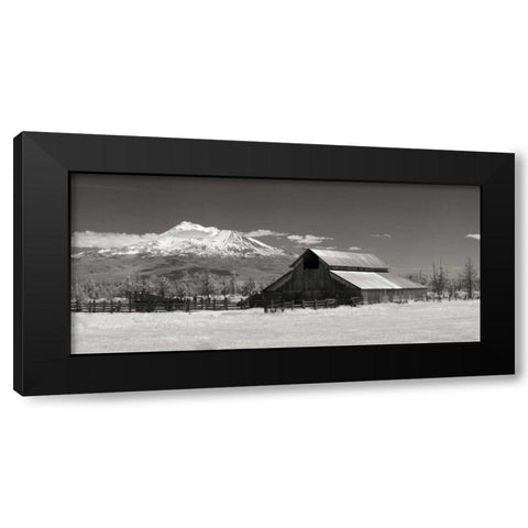 Mt. Shasta I Black Modern Wood Framed Art Print by Johnson, George