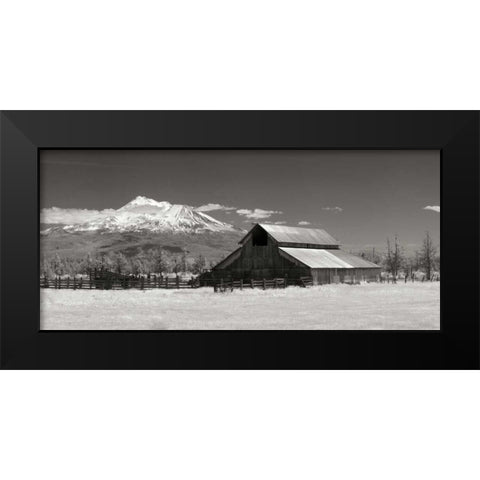 Mt. Shasta I Black Modern Wood Framed Art Print by Johnson, George