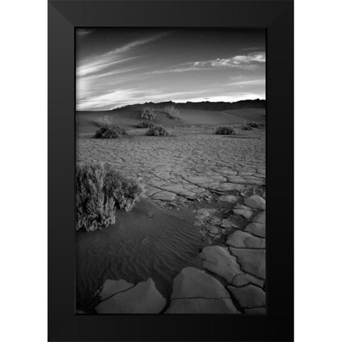 Death Valley Dunes II Black Modern Wood Framed Art Print by Johnson, George