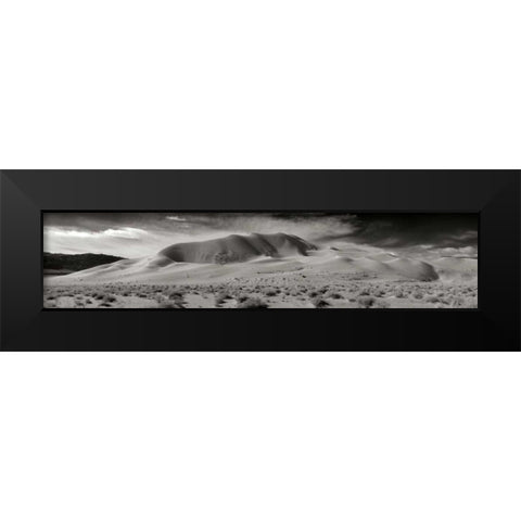 Eureka Dunes Black Modern Wood Framed Art Print by Johnson, George