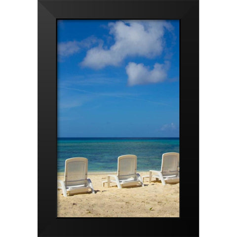 Grand Turk IV Black Modern Wood Framed Art Print by Johnson, George